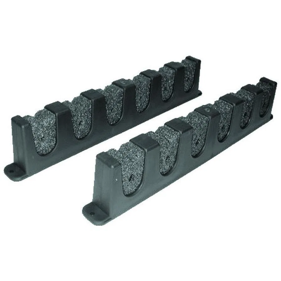 FRH-1P-DP – T-H MARINE Fishing Rod Holder, Surface Mount Holds Up To Six Fishing Rods Jaw Style Hold Black Foam With ...